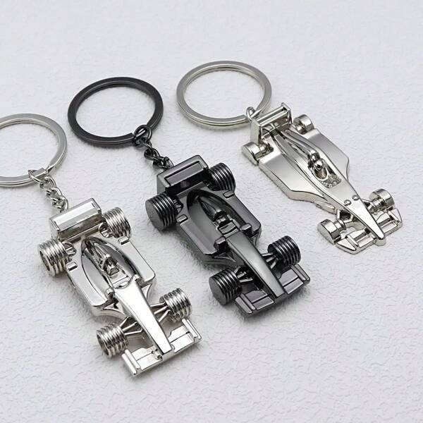 1pc Creative F1 Racing Keychain Pendant, Small Gift For Racing Club, Souvenirs - Easter Gift - Gift