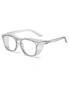 1 副时尚安全眼镜，透明防雾防刮防护眼镜，男女皆宜 - 無色 - 查看 13