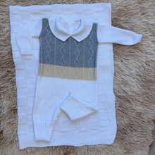 White Blanket/Jumpsuit - trắng - Xem 1