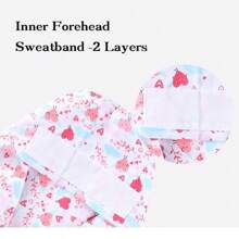 Touca de Enfermeira de Cabelo Longo Bonita, Touca Cirúrgica, Touca de Trabalho, Touca de Cabelo Longo, Acessórios de Enfermagem, Touca Cirúrgica Feminina, Design de Amarração, Com Fivela Antiderrapante, Faixa de Suor Embutida, À Prova de Poeira e Respirável, Adequada para Médicos, Enfermeiras, Salões de Beleza, Chefs, Confeiteiros, Garçons, Veterinários, Camareiras, Usável o Ano Todo