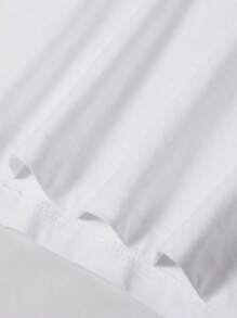 YUANXING  Men's Graphic T-Shirt - Features An Adorable Puppy Design Behind A Crosswalk Sign. White Relaxed-Fit Casual Everyday Style, Perfect For Summer Outings And Pet Lovers. Machine-Washable Soft Everyday Tee, Dog-Themed T-Shirt, Casual Wear, Fashion Tee, Breathable Tee, Short-Sleeve Top.