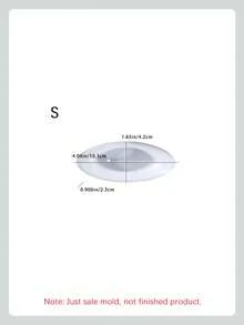 1 pieza Molde de silicona de cascos de barco S/L para decoración del hogar, manualidades, velas, yeso, resina epoxi - Blanco - Ver 13