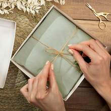 10/20pcs Green Tissue Paper For Gift Packaging, Floral Wrapping Paper For DIY Crafts Gift Wrapping Birthday Wedding Party Packaging Decoration - Gift Packaging Paper - View 7