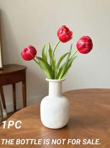 3 piezas de tulipanes artificiales de tacto real, de alta calidad, muy populares en Arabia Saudita, para decoración de hoteles, oficinas, hogares, ramos de boda, decoración de mesas de comedor, Día de San Valentín, regalo