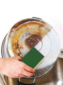 500g Magic Kitchen Cleaning Powder, Stainless Steel Cleaning Paste, Multi-Purpose Degreaser Suitable For Pots, Pans, Surfaces, Deep Cleaning For Vent Hoods, Stoves, Faucets And Stubborn Dirt, Kitchen Pot Bottom Cleaning Polish - Recommend 500g Size