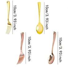 100 个玫瑰红色塑料零件/固定 50 把叉子、25 把刀子、25 把汤匙 - 一套可靠的塑料餐具，适用于餐饮、聚会、宴会、宴会、婚礼、父亲节和其他重大场合