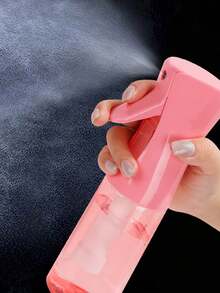 1瓶彩色涂层高压连续喷雾瓶，多色护发保湿包装瓶，酒精消毒连续喷雾器（10.1盎司/100/200/300毫升），粉色透明包装，家用连续喷雾瓶，超细水雾，可重复使用的护发产品，用于清洁卷发，护发工具，可灌装瓶 - 彩色 - 查看 8