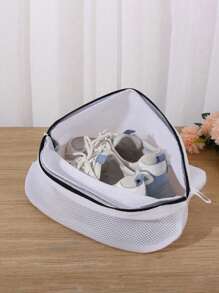 Mesh Laundry Bags Shoes Storage Organizers Washing Machine Shoes Bag Anti-Deformation Travel Shoes Storage Bag Laundry Storage