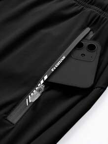 2pcs Women's Casual Sports Shorts, Ice Silk Breathable Elastic WaistBermuda Shorts, Fashion Ladies Leisure Running Cycling Yoga Shorts