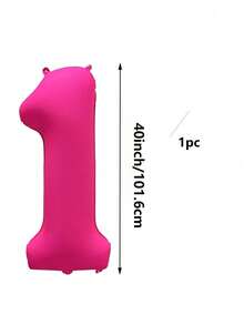 1/2 个霓虹灯巨型数字聚酯薄膜气球，适合 16 岁、18 岁、20 岁、21 岁、25 岁、30 岁、40 岁、50 岁、60 岁、70 岁、80 岁生日派对、周年纪念装饰