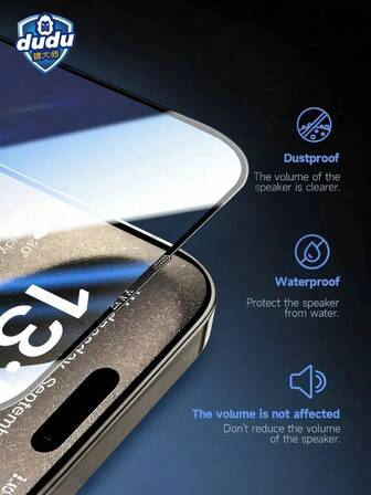 dudu Protector de pantalla que cubre toda la pantalla, protector de pantalla para iPhone, protectores de pantalla de teléfono claros, para iPhone 17Pro Max /17air/17Pro/17/iPhone 16 Pro Max /16Plus/16Pro/16/iPhone15 Pro Max /15Plus/15Pro/15 /iPhone14 Pro Max /14Plus/14Pro/14/iPhone13Pro Max/12/11/X/XS, medidas antirrayaduras y antiimpactos