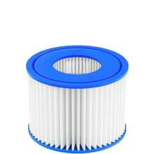 Cartouches de remplacement de filtre de spa et de bain à remous Coleman SaluSpa Bestway 58012E Type III/A et VI - Convient aux filtres BESTWAY 58012E Type III/A et BESTWAY VI compatibles Lay-Z-Spa, Coleman SaluSpa 90352E, 58323E, 58323 Escarpins de filtration pour piscine, filtres Bestway, Lay-Z Spa, Intex, taille de remplacement de filtre de spa 4,1 x 3,1 pouces (accessoires de remplacement de bouchon de vanne de paroi de piscine Intex et Bestway, bouchons de trou de pompe de filtration pour piscine)