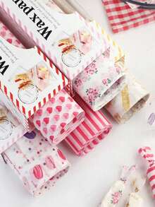 100 张蜡纸、食品包装纸、糕点纸、防油纸、烘焙纸、印刷包装纸、防水防油、空气炸锅衬垫、食品包装纸、防油糕点纸、防油防水印刷包装纸、空气炸锅纸衬垫、空气炸锅纸和无油炸锅纸（多种款式）