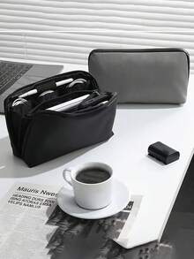 内袋、储物袋、黑色数码收纳包、灰色数码收纳包、运动相机、摄影配件、USB 闪存盘、充电线、分类收纳、旅行便携包线缆收纳包 - 彩色 - 查看 11