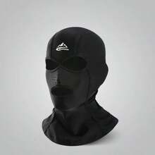 女士户外潜水/冲浪头套、防晒面罩、遮阳、弹性粘贴泳帽