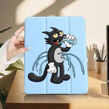 Creative Minimalist Style | Cute Ipad Case |Blue Ipad Case | Personalized Printed Design | Summer Style Ipad Case | Simple Anti Drop And Wear-Resistant IPad Tablet Cover (Birthday Gift, Holiday Gift, Surprise Gift For Friends, Family, Girlfriends, Boyfriends) - Baby Blue - View 8