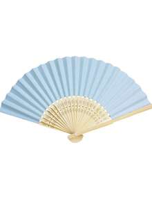 7 Inch Blank Paper Fan Colorful Paper Fan, Blank Folding Fan Painting Fan, Creative DIY Handmade Supplies Coloring, Handmade Materials, Fan For Anime, Fan For Stage, Fan For Wedding, Cooling Fan, Must Have In Summer, Many Colors For You To Choose From! - White - View 19