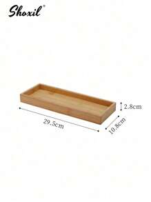 shoxil 1pc Square Coffee Storage Canister - Airtight Bamboo Lid & Metal Body, Suitable For Storing Coffee Beans, Tea Leaves Or Snacks, For Home Use/Coffee