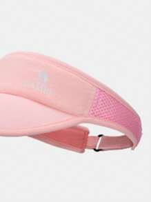 CAMEL CROWN 跑步遮阳帽女士运动户外空顶防晒高尔夫马拉松网球帽 - 西柚粉 - 查看 3