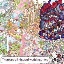 Mini Scene Sticker Collection Set, Large Size Immersive 3D Diorama Landscape Wall Decor Stickers. Includes 10 Sheets Pet Stickers, 8 Sheets Scene Cards, 2 Sheets Reference Photos,For School Supplies,Back To School - View 3