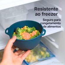 Kit de Potes para Cozinha 9 Peças com Ótima Vedação e Qualidade