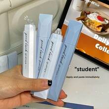 4 件渐变色胶水胶带，笔型双面胶点胶带滚筒分配器，适用于备忘日记工艺 DIY 手工剪贴簿胶带，学生返校办公室