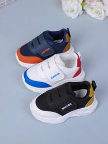 1双幼儿/小童宽版简约休闲运动鞋 - 藍色 - 查看 1