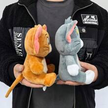 TOM AND JERRY. 汤姆和杰瑞经典卡通毛绒玩偶，官方正品收藏玩偶，适合儿童的生日礼物 - 彩色 - 查看 6