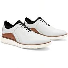 Men's Oxford Shoes Dress Shoes Men's Lightweight Lace-Up Fashion Shoes-20256688 - 白色-03 - 查看 3