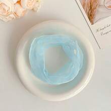 1pc Fashionable Colorful Crinkled Chiffon Data Cable Protector Sleeve With Rhinestones, Compatible With Apple Type-C & Android Cables Nan Charger Accessories Phone Accessories - Multicolor - View 5