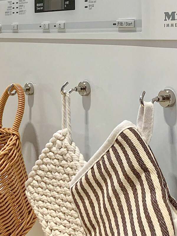 5pcs Magnetic Hooks Heavy Duty Neodymium Magnet Hooks For Hanging, Strong Magnetic Hooks Magnetic Hanger, Magnets With Hooks For Bathroom, Kitchen, Towel, Office, Garage