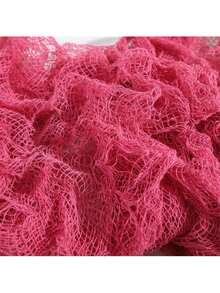 5/3/1pc 183cm粉色万圣节纱布装饰，室内外粉色纱布挂毯装饰，万圣节鬼魂装饰家居桌墙庭院鬼屋派对用品 - 彩色 - 查看 2