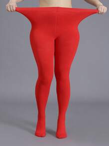 Women's Thermal Lined Tights, Thick & Warm, Slim Fit, Suitable For (-5°C~10°C) Light Warmth, Fashionable & Minimalist, Autumn/Winter, Cozy - Multicolor - View 13