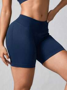 Shorts de gimnasio para mujer con alto soporte, shorts deportivos de ciclista para fitness, mallas sin costuras para entrenamiento, yoga y correr con efecto de levantamiento de glúteos
