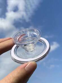 Transparent Magnetic Bracket, Simple And Stylish Design, Both Beautiful And Practical, Airbag Bracket, Strong Magnetization, Not Easy To Fall Off, Allowing You To Use Your Phone More Safely