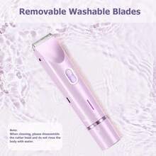 二合一女士电动剃须刀，可充电双头电动剃须刀，适用于腿部、手臂、身体、腋下毛发修剪器，干湿两用，是送给家人和朋友的母亲节好礼物