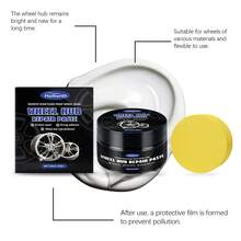 Automotive Wheel Rim Care Paste, Rust Removal Polishing Gloss-Enhancing Wheel Maintenance Paste - Multicolor - View 5