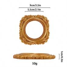 欧式复古INS金色迷你相框道具美甲项链拍照饰品珠宝拍摄背景配件 - 彩色 - 查看 27