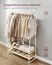 Clothes Drying Racks - Bijela - Prikaz 3