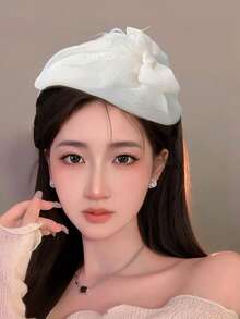 1 件甜美优雅蝴蝶结迷你头饰，适合女士，派对/舞蹈发型配饰，波西米亚风格，优雅，头带，生日，节日，周年纪念，婚礼派对，女士头带，发带，发箍，蝴蝶结配饰，发饰 - 彩色 - 查看 9