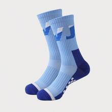 1/3/6 pares de calcetines de baloncesto con bloqueo de color