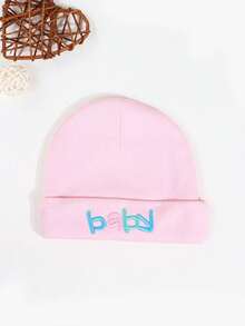 1pc Embroidered Baby Cap Hat, Warm, Breathable, Windproof And Protective, 0-6 Months Old Baby Boys And Girls, Thin And Comfortable, Suitable For Daily Use In Hospitals And Outdoors, Cute And Exquisite Gift Hat, Spring And Summer Style - Multicolor - View 4