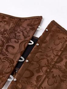 Gorset treningowy z sznurowaną talią dla kobiet - obcisły, kompresyjny gorset modelujący sylwetkę