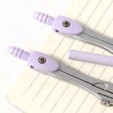 1 Set Compass Tool Kit - Includes Ruler, Pencil Sharpener, Pencil, Etc. - A Set Of Math Drawing Compass Tools Suitable For Students, Applicable For School Learning And Exam Preparation. Random Delivery. Back To School Season, School Supplies, Back To School - one-size - View 4