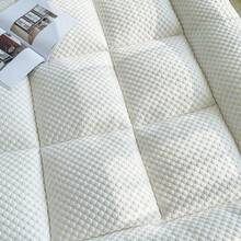 Colling Foldable Soft Futon Mattress - Cotton Blend Double Sofa Bed, Anti-Pilling & Breathable Floor Mat, Portable Roll Up For Dorm/Guest Room (White) - trắng - Xem 6