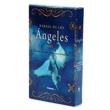 Cartas de Ángeles en Español - Baraja de Ángeles, Cartas Espirituales de Mensajes Divinos con Ilustraciones Místicas, Instrucciones para Lectura Intuitiva y Meditación - Negro - Ver 3