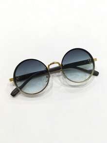 1 chiếc kính tròn kim loại đen Unisex, kính thời trang đường phố Punk cổ điển sang trọng thích hợp cho chụp ảnh đường phố, du lịch, tiệc tùng, trang phục hàng ngày, câu cá, cắm trại cho kỳ nghỉ hè trên bãi biển, ngoài trời, du lịch - màu đen - Xem 7