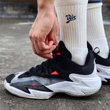 Nike 男款Jordan One Take 3 PF 威少3 簡版 圓頭舒適 避震防滑耐磨包覆 低幫實戰籃球鞋 - 黑色 - 查看 10