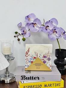 20pcs/Set Spring Floral Printed Disposable Paper Napkins, 13*13inch, Suitable For Wedding, Tea Party, Birthday, Parties, Home Decor, Restaurant, Kitchen, Party Supplies, Made Of Virgin Wood Pulp - Multicolor - View 6