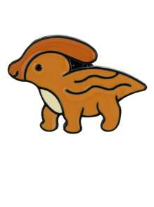 1/6 Stück Cartoon Kreativ Dinosaurier Pterodaktylus Triceratops Brosche, Legierung Öltropfen Abzeichen Bekleidungszubehör Taschendekoration, Spaßstecknadeln, Anstecknadel, Cap-Pins, Schulranzen-Pins